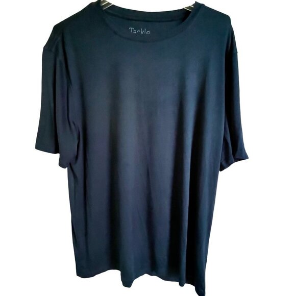 Tackle & Tides Navy Blue Short Sleeve Ultra Soft Tee Shirt Men's Large NEW - Picture 1 of 7